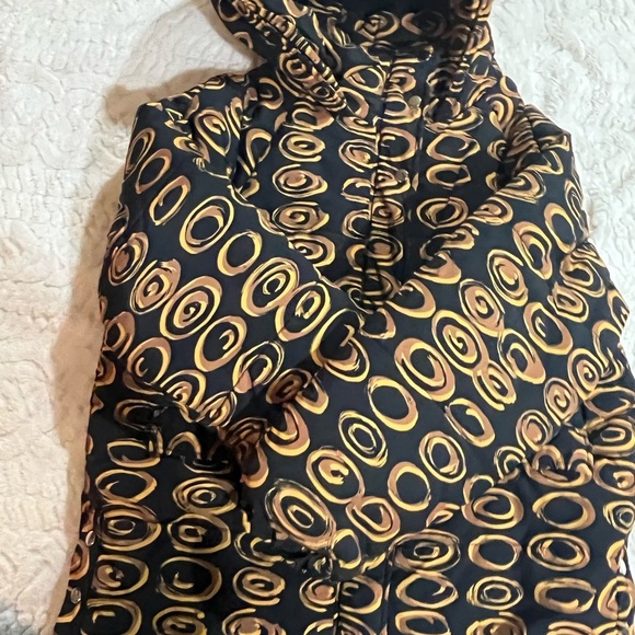 Free People Black and Gold Patterned Jacket Size M/L - Picture 6 of 12